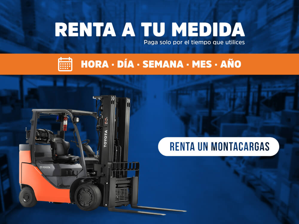Renta de montacargas por dia